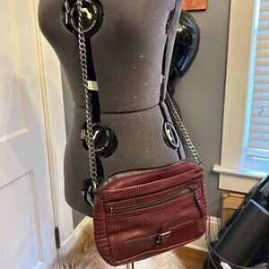 Never worn, NWT, Ash "Riley" Crossbody Bag with Dustbag in Rare Wine color